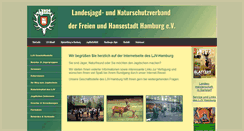 Desktop Screenshot of ljv-hamburg.de