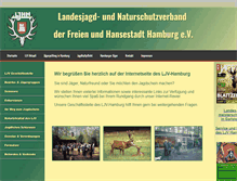Tablet Screenshot of ljv-hamburg.de